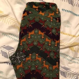 🎄Reindeer Holiday Leggings - TC